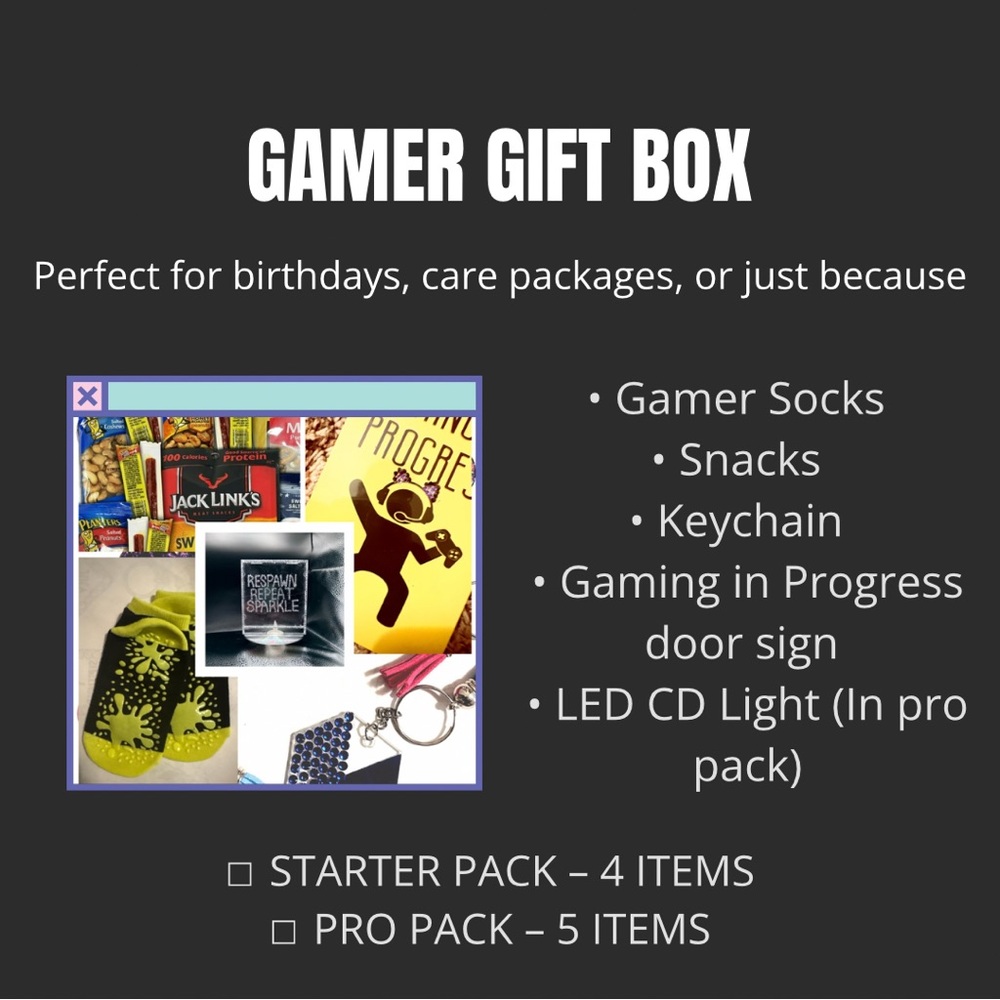Gamer Boyfriend or Girlfriend Gift Box